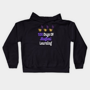 100 Days Of Magical Learning Kids Hoodie